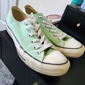 Mint Green Converse All-Stars